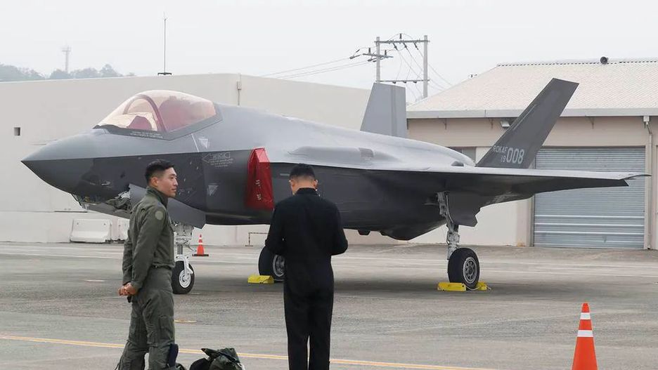 F-35A w bazie sił powietrznych w Daegu