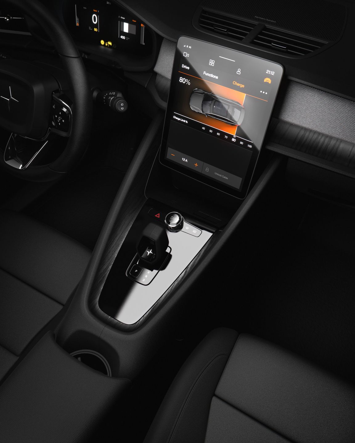 Wnętrze Polestar 2