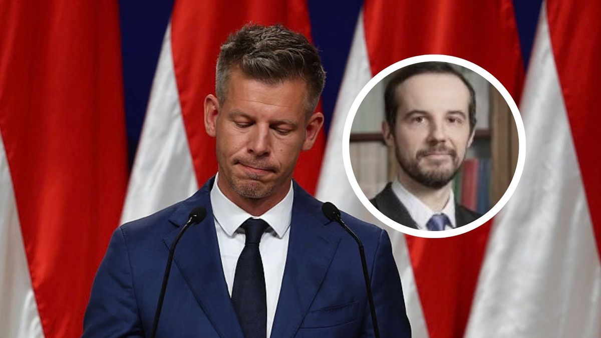 Od lewej: premier Péter Magyar, Andrzej Sadecki (OSW)