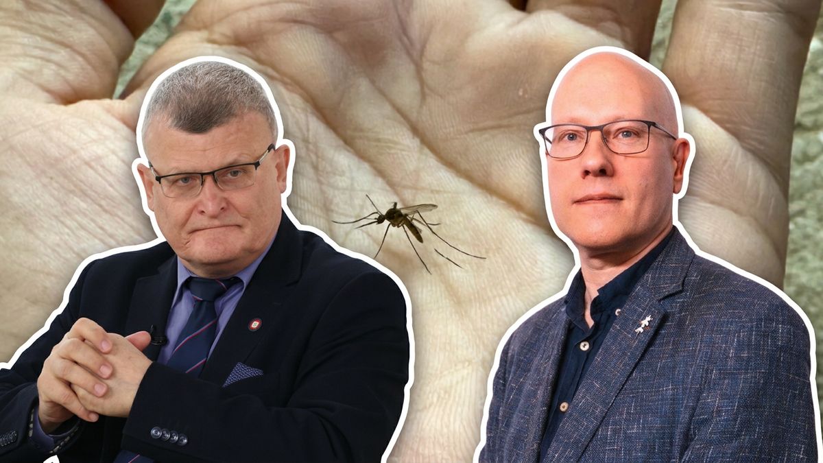 Więcej zakażeń wirusem Zachodniego Nilu, na zdj. od lewej Paweł Grzesiowski, Tomasz Dzieciątkowski
