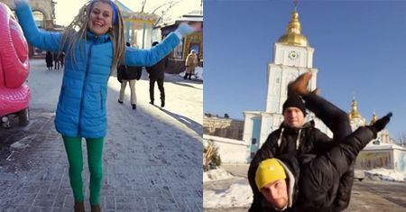 Radość na Majdanie: UKRAIŃCY TAŃCZĄ do "Happy" Pharrella!