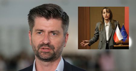 "Od ściany do ściany". Śmiszek kpi z żony ministra