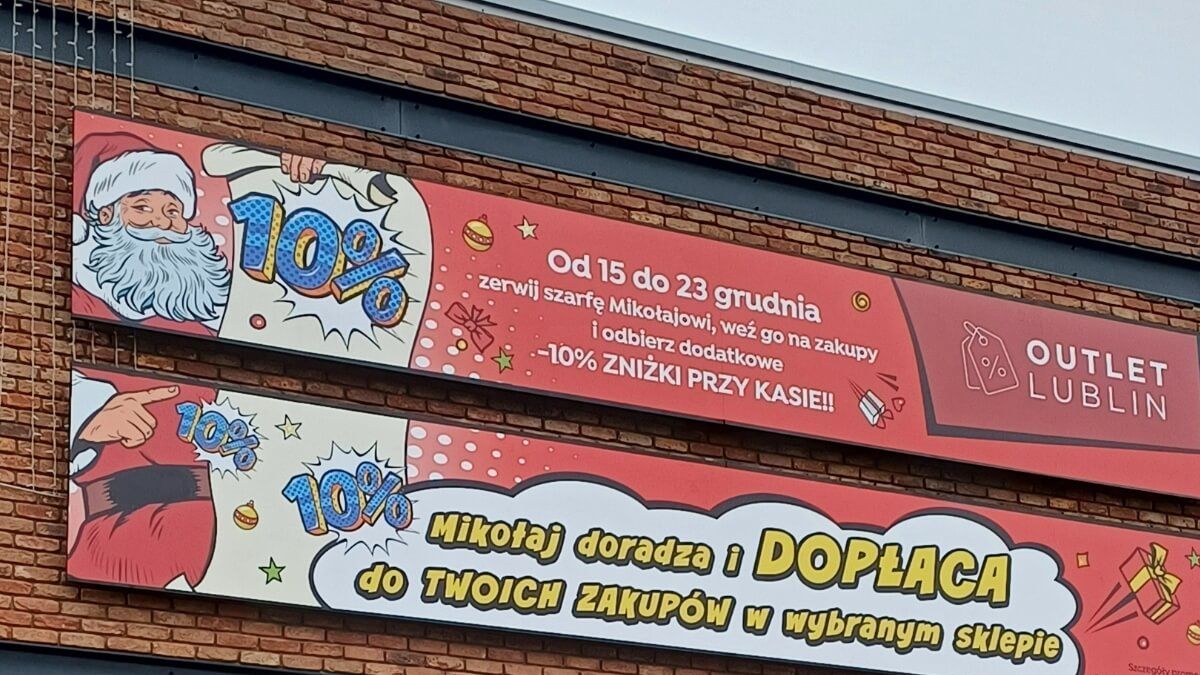 Promocja mikołajkowa Outlet Lublin