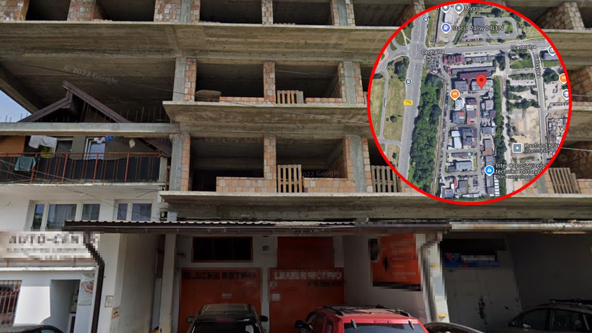 Tak kilka lat temu wyglądał blok nad domem w Krakowie