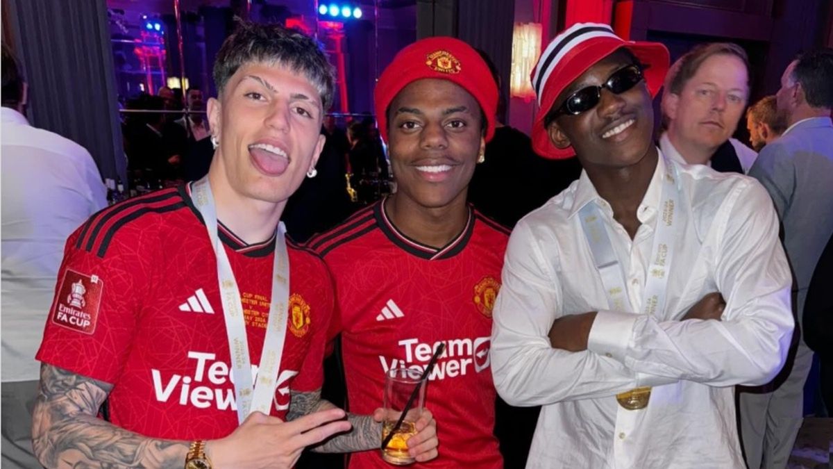 IShowSpeed w towarzystwie piłkarzy Manchesteru United