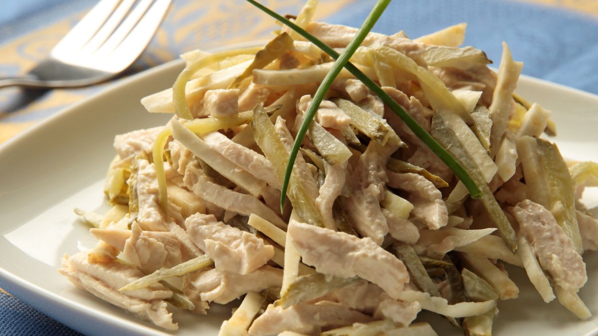 Zrobiłam tę sałatkę na Wszystkich Świętych w tamtym roku