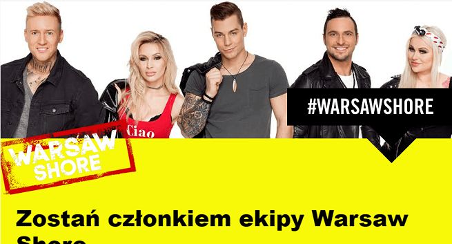 MTV planuje jubileuszową edycję „Warsaw Shore”. Startują castingi wśród widzów