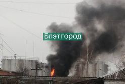 Ogromny pożar w Biełgorodzie. W sieci pojawiły się nagrania