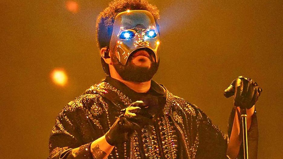 The Weeknd podczas koncertu