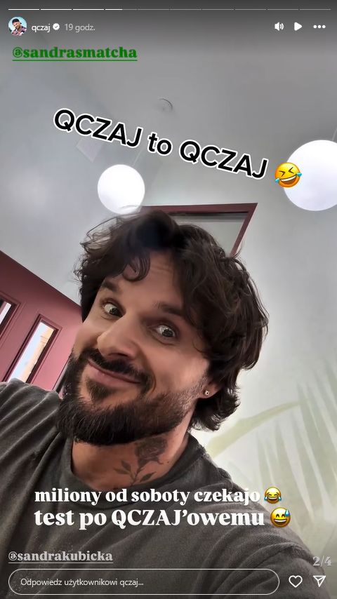 Qczaj relacjonuje wizytę w matcharni Sandry Kubickiej