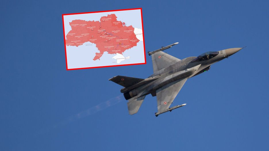 Zmasowany atak na Ukrainę. Polska poderwała myśliwce 