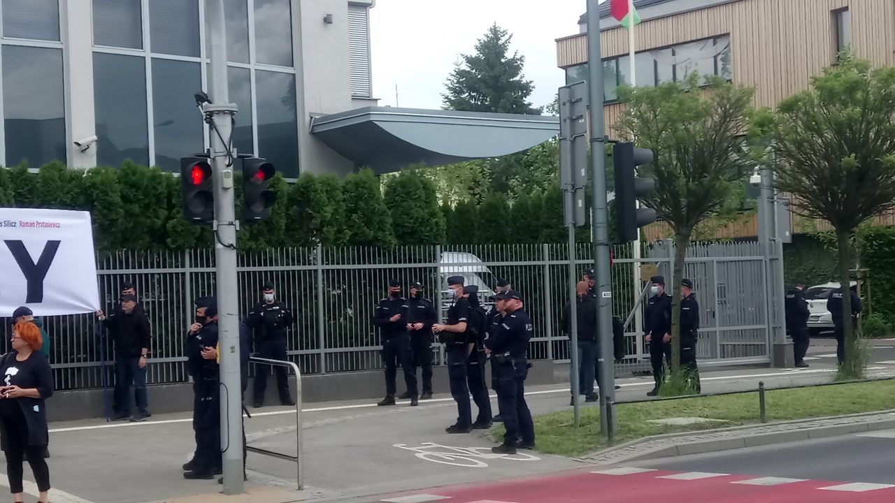 Warszawa. Protest ochraniała policja