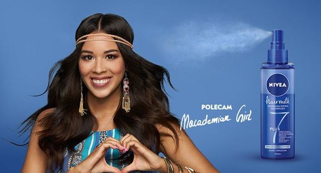Macademian Girl w różnych stylizacjach promuje odżywkę do włosów Nivea Hairmilk (wideo)