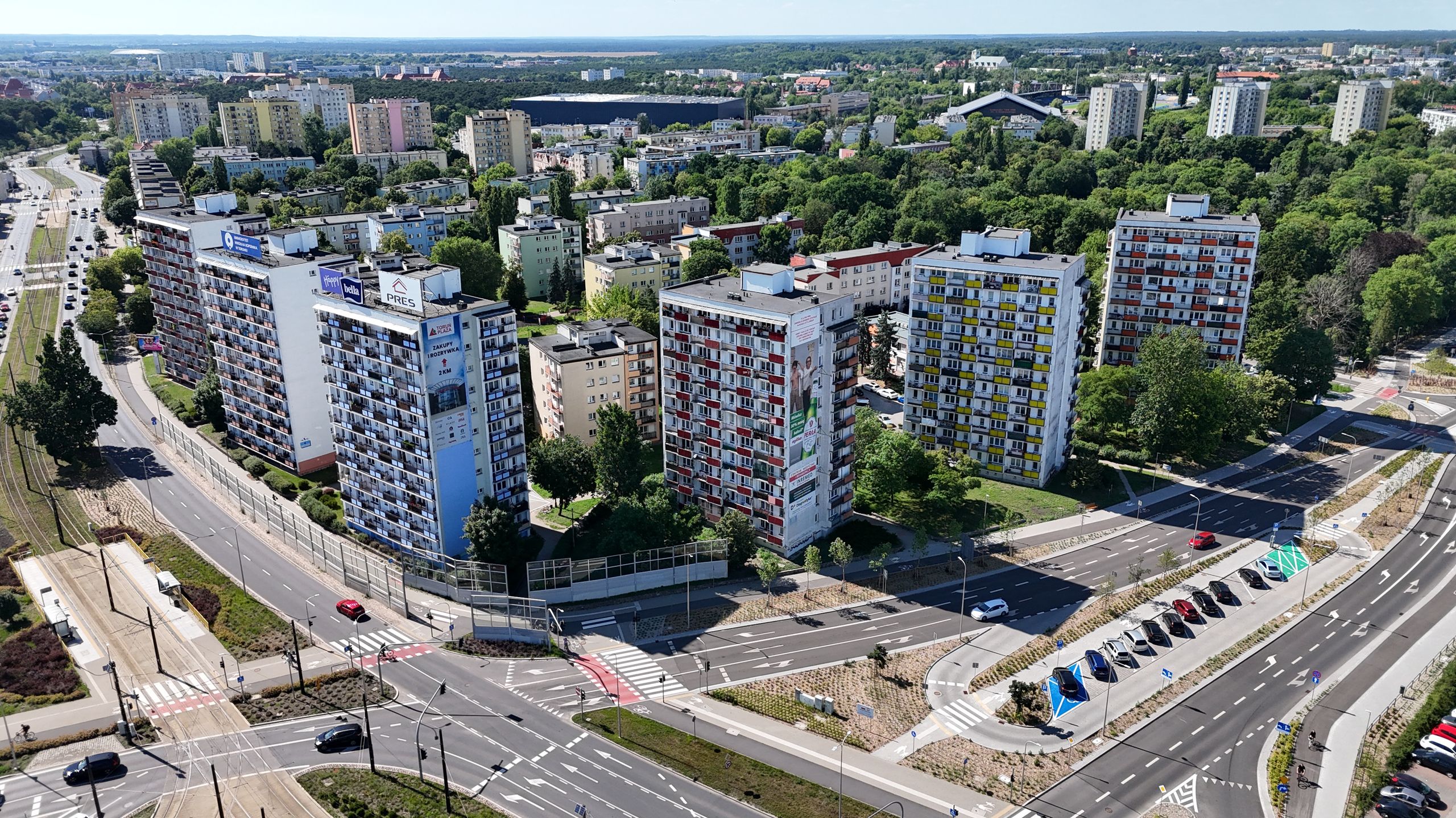 Najbliższa okolica ECFC nie jest zabytkowa
