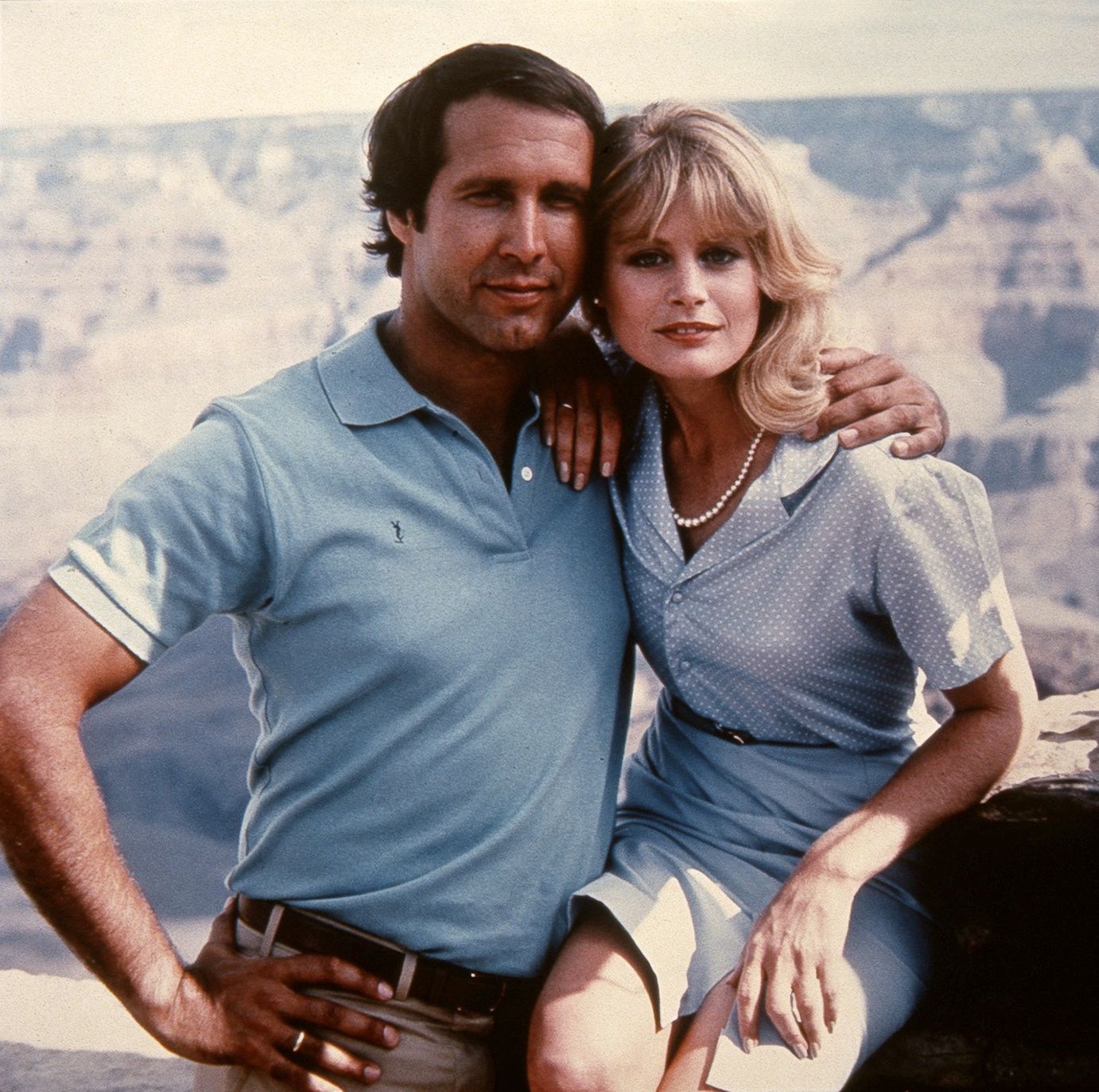 W krzywym zwierciadle: Wakacje, Vacation, komedia, USA 1983, reż. Harold Ramis, scena z: Beverly D'Angelo, Chevy Chase, fot. AKPABeverly D'Angelo, Chevy Chase