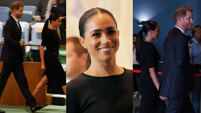 Meghan Markle i książę Harry w siedzibie ONZ