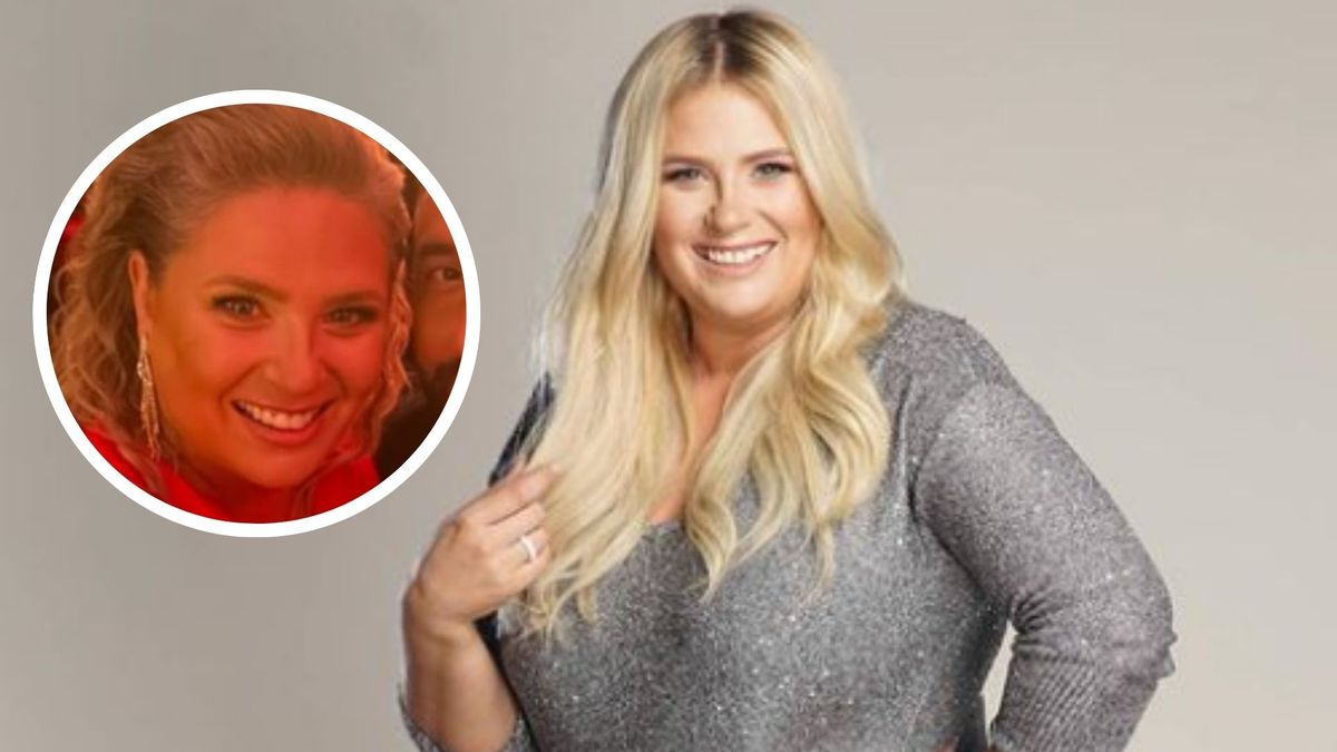 Elżbieta Romanowska w objęciach przystojniaka