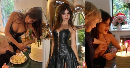 Wydekoltowana Emily Ratajkowski w mini świętuje 32. urodziny. Troskliwi fani: "NIE POWINNAŚ się tak ubierać przy dziecku" (FOTO)