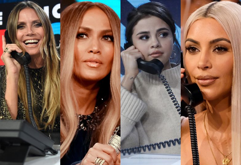 Heidi Klum, Jennifer Lopez, Selena Gomez i Kim Kardashian