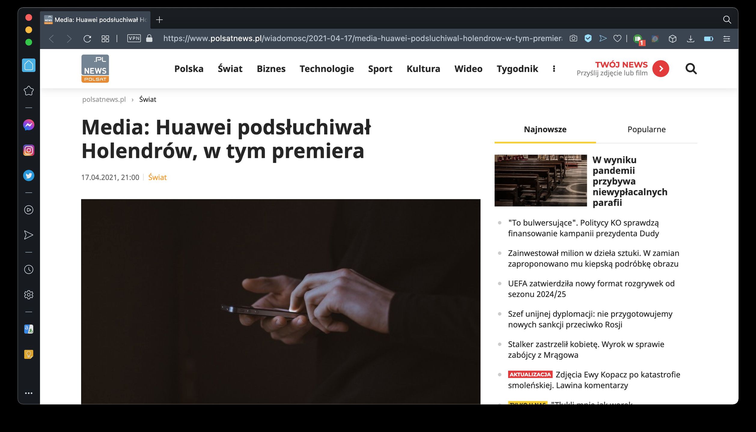 Huawei i podsłuchiwanie Holendrów, czyli jak media zmieniły newsa w fake newsa 3