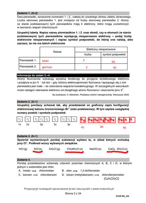 Propozycje rozwiązań opracowane przez nauczycieli z www.maturita.pl