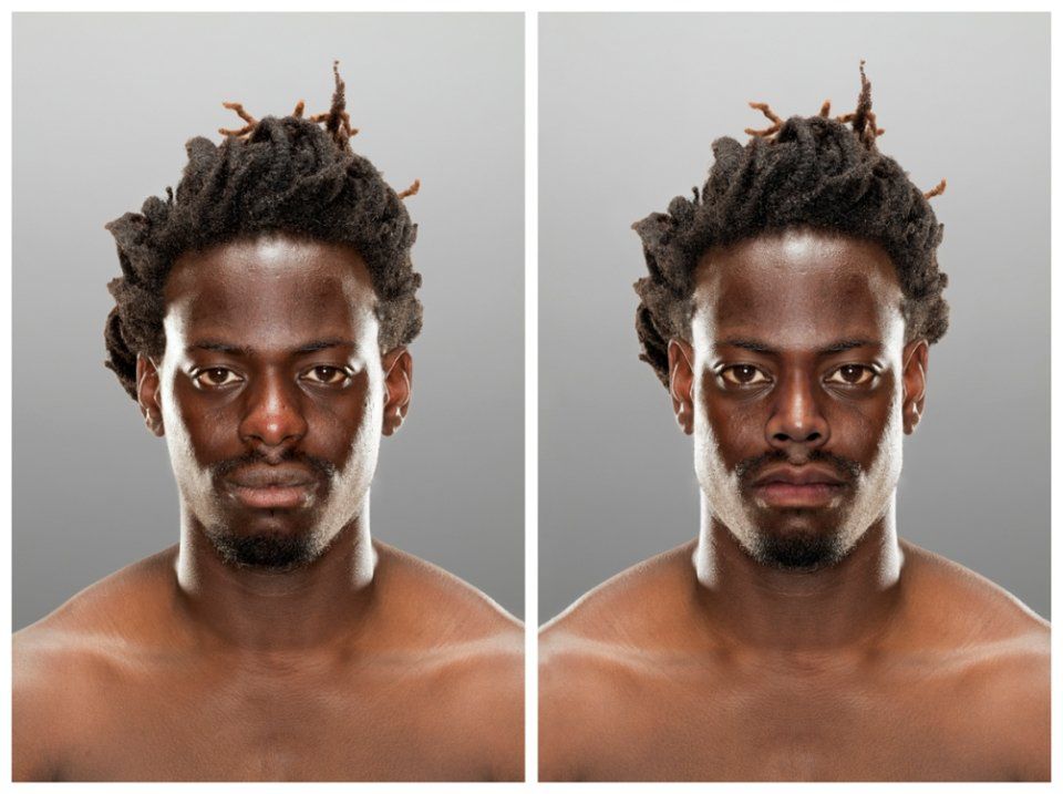 Fotograf zmierzył fale mózgu modeli, aby stworzyć portret idealny 2