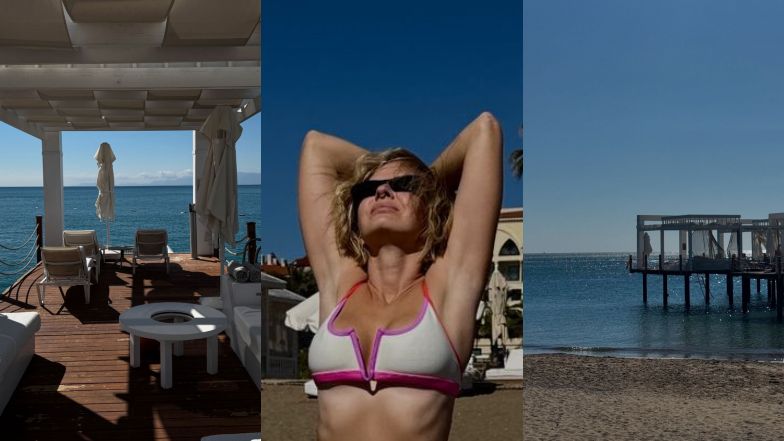 Edyta Pazura w bikini pręży zgrabne ciało, relacjonując wczasy w