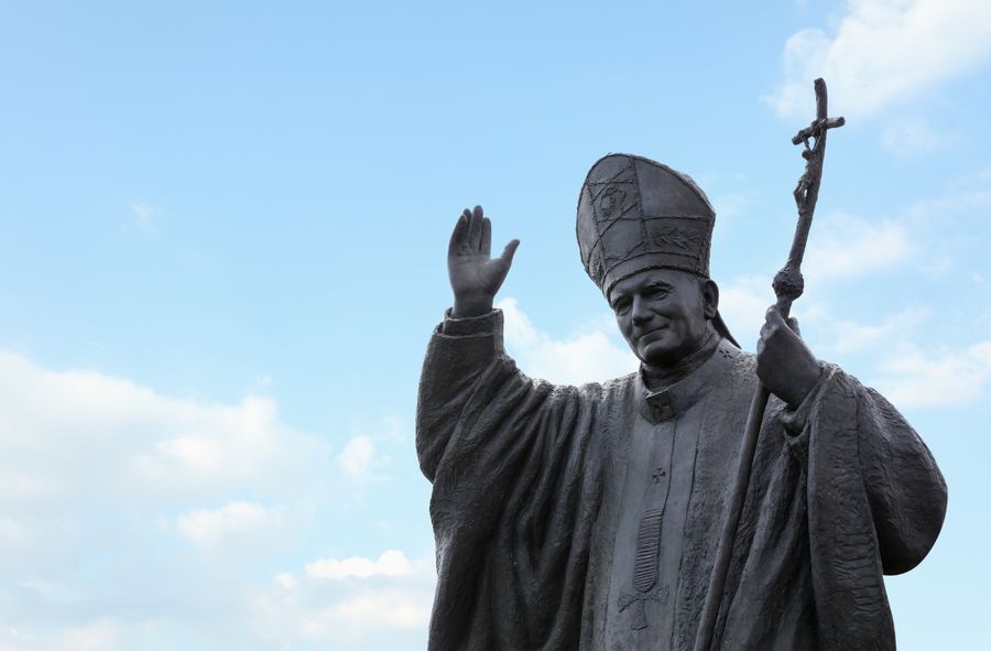 Jan Paweł II i papieski pociąg