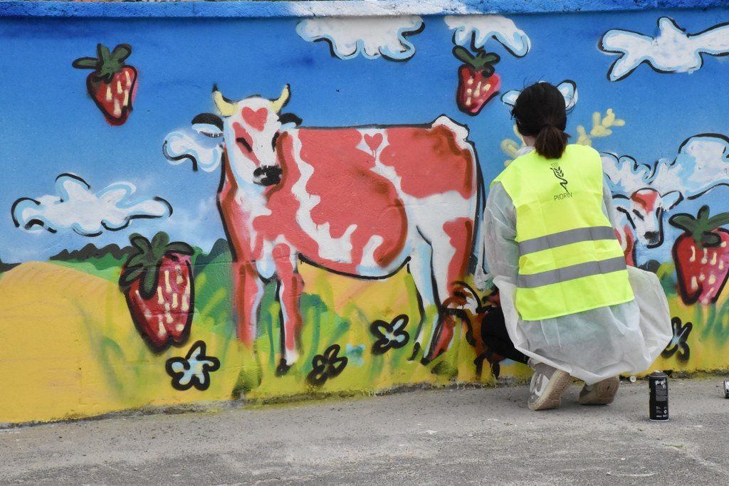 Nowy mural w Koszalinie