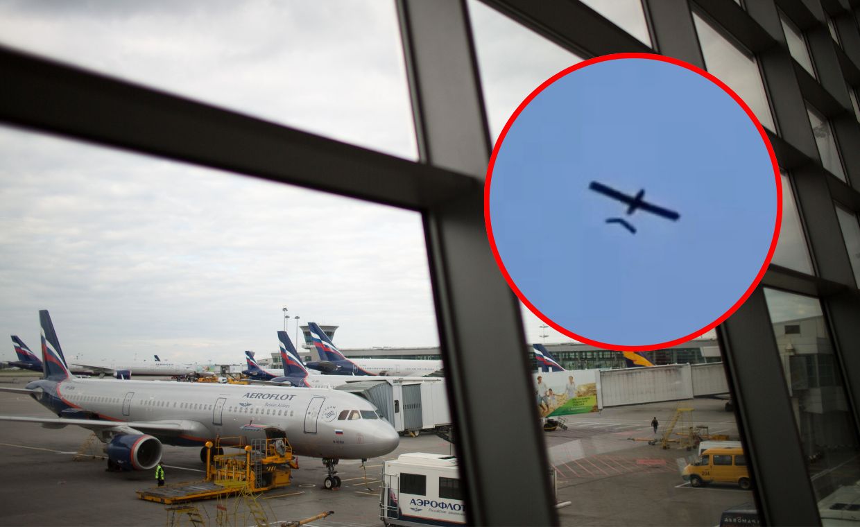 Lotniska w Moskwie sparaliżowane. Kijów wysłał około 60 dronów