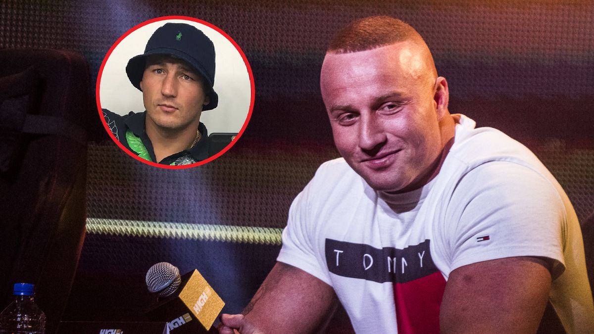 Na zdjęciu Denis Załęcki. W kółku Artur Szpilka