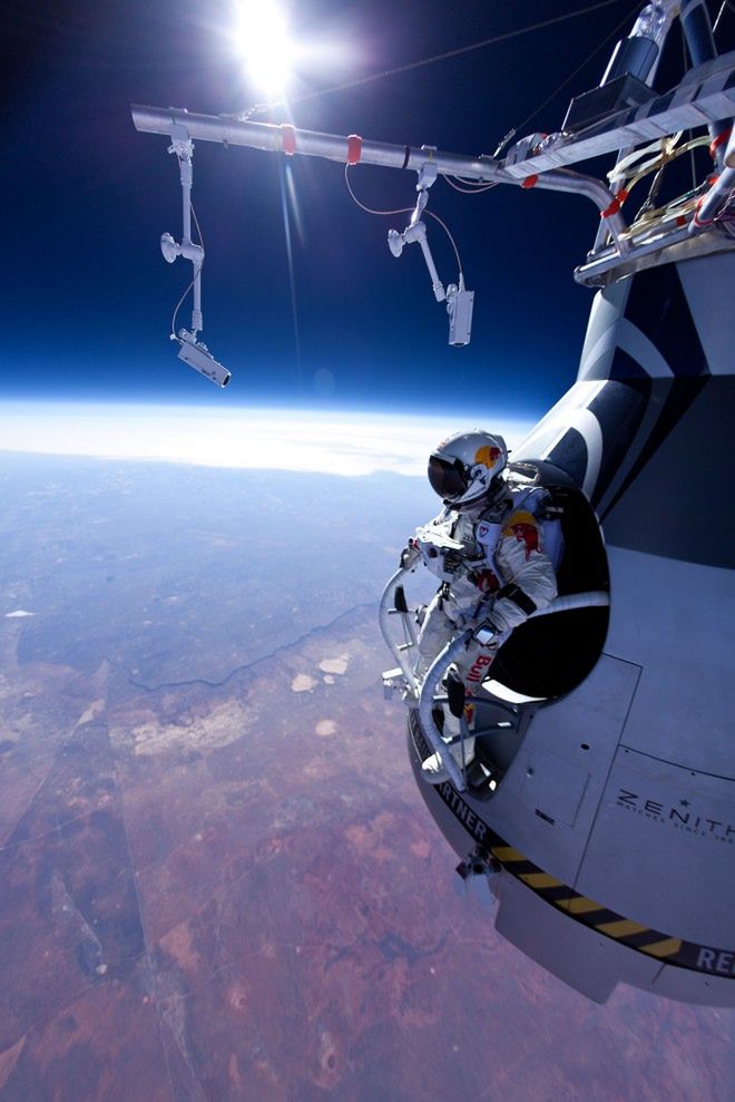 Felix Baumgartner chce pobić rekord wysokości skoku ze spadochronem 8
