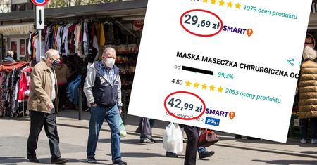 Ceny maseczek znowu w górę. Sprzedawcy rozpoczęli żniwa
