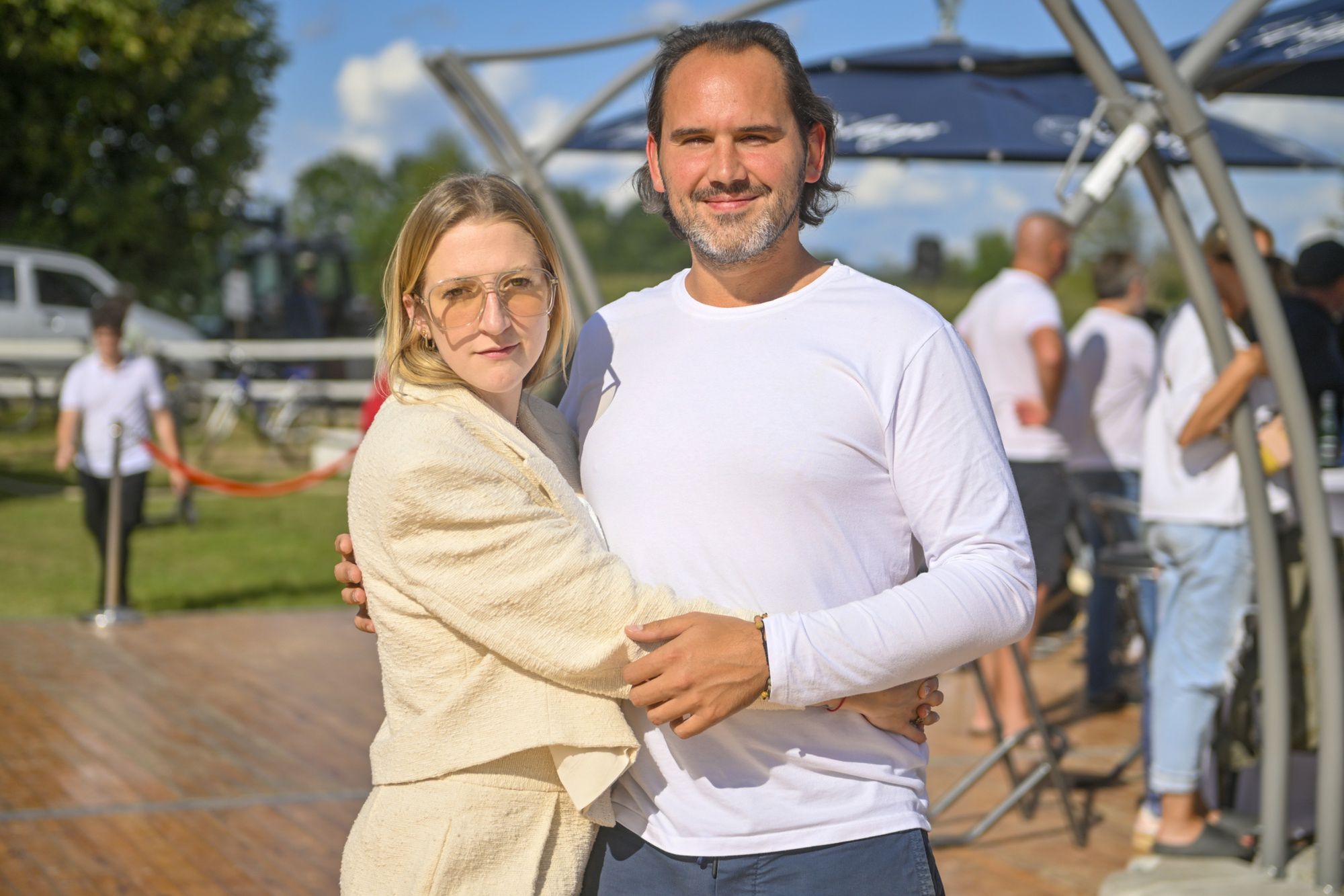 Lara Gessler i Piotr Szeląg