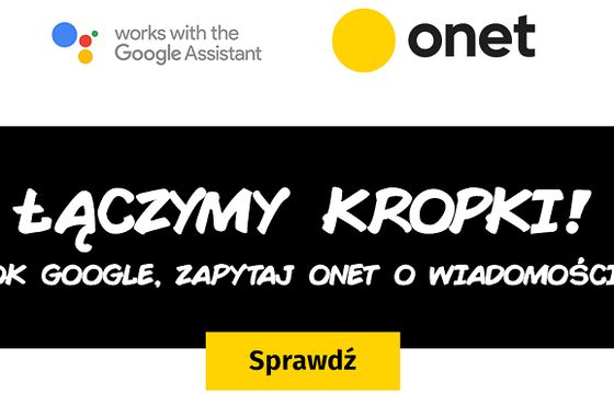 Flesze informacyjne z Onet24 w Asystencie Google