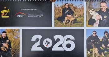 Bełchatów: Zawodnicy Skry pozują z psami w szczytnym celu. Charytatywny kalendarz wydało piotrkowskie schronisko dla zwierząt.