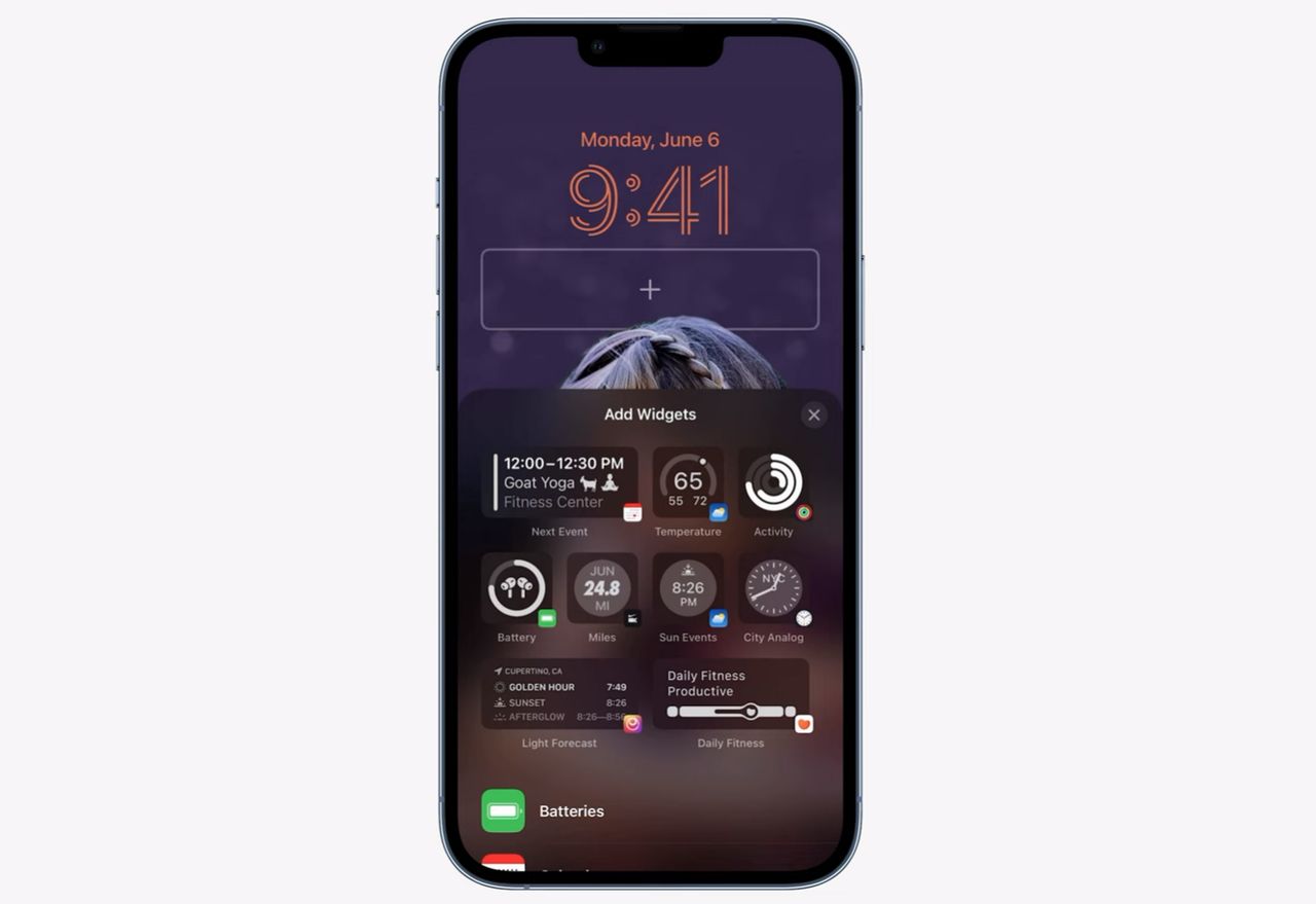 Zmiana na ekranie blokady w iOS 16