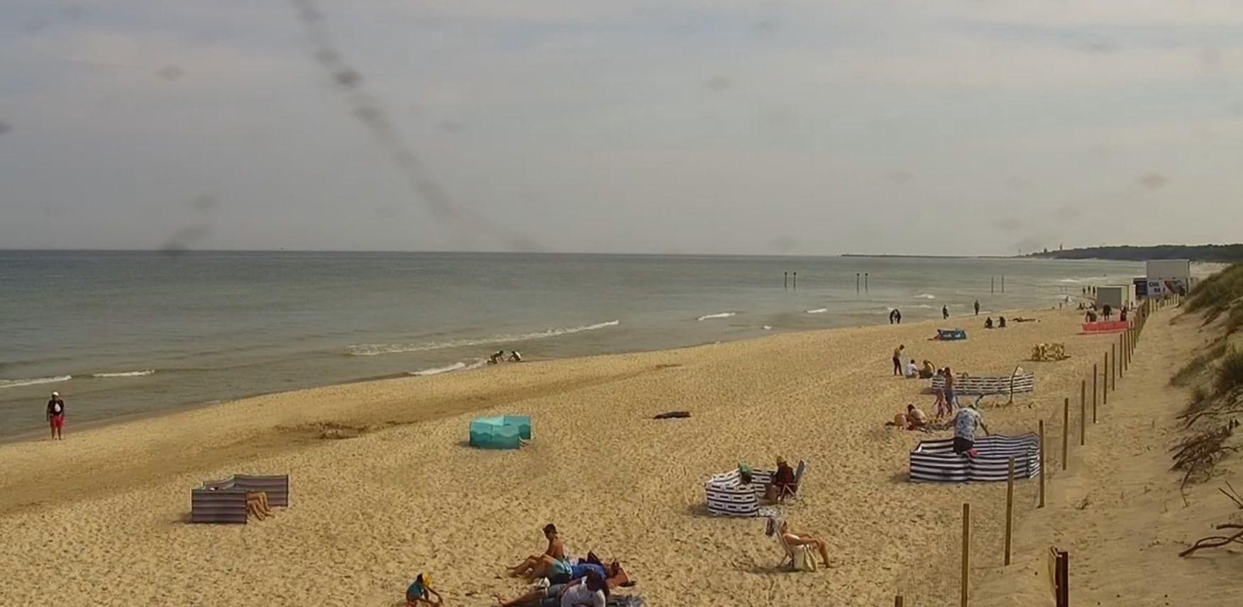 Plaża w Grzybowie. Parawanów nie brakuje 