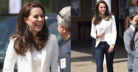Księżna Kate w marynarskiej stylizacji na imprezie charytatywnej (ZDJĘCIA)