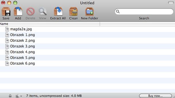 BetterZIP - WinRARowy odpowiednik dla OS X 1