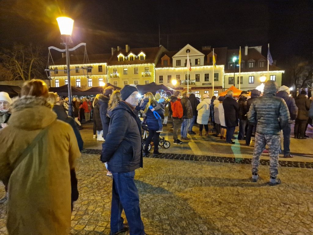Wigilia przed płockim ratuszem