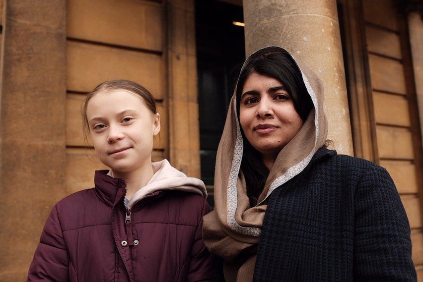 Greta Thunberg z Malalą Yousafzai. "Cóż mogę dodać?"