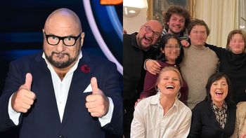 Piotr Gąsowski spędził święta z dziećmi i DWIEMA BYŁYMI PARTNERKAMI. Fajna rodzinka? (FOTO)