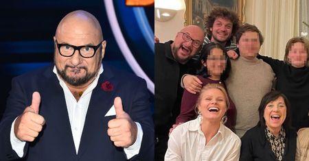 Piotr Gąsowski spędził święta z dziećmi i DWIEMA BYŁYMI PARTNERKAMI. Fajna rodzinka? (FOTO)