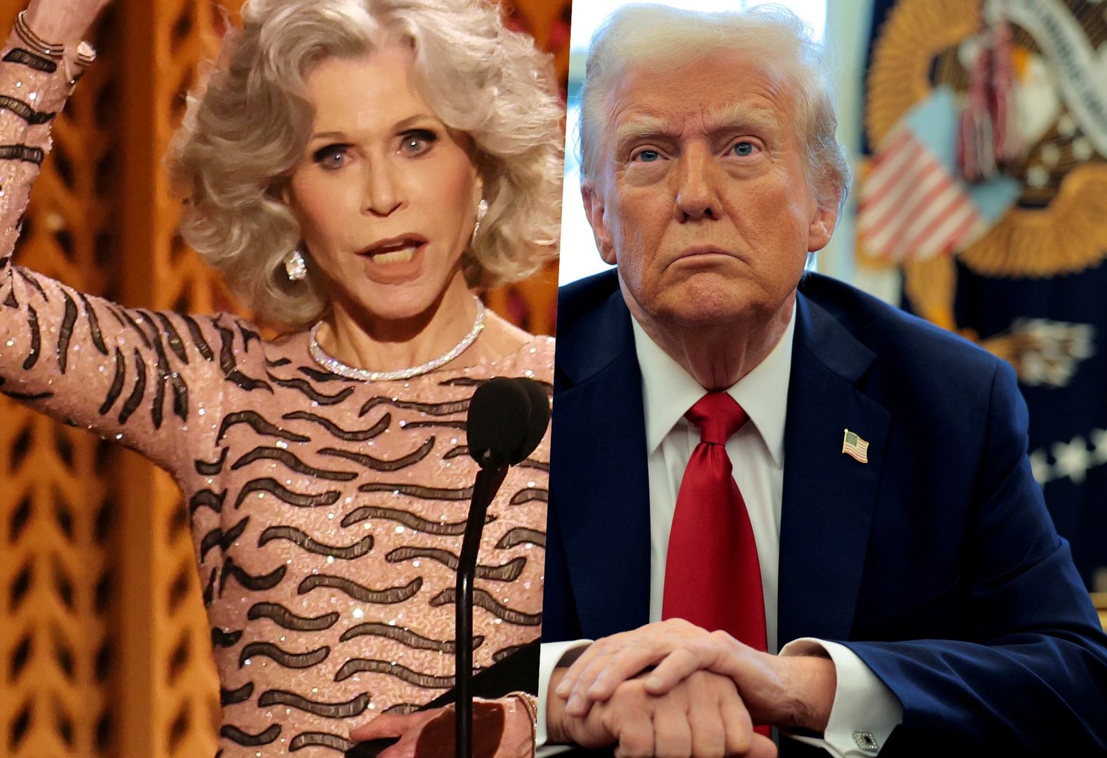 Jane Fonda nawiązała do polityki Trumpa