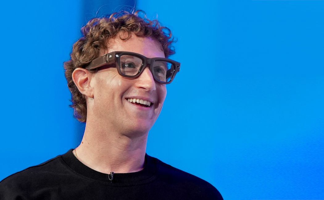 Mark Zuckerberg podczas prezentacji okularów smart Meta Ray-Ban