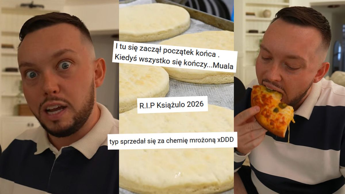 Afera o pizzę Książula. Fani grzmią, youtuber się tłumaczy
