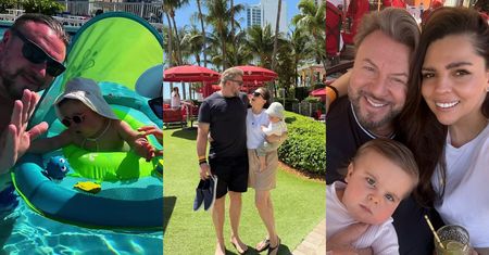 55-letni Michał Milowicz relacjonuje wypad do Miami Z MŁODSZĄ O 13 LAT ukochaną i synkiem (ZDJĘCIA)