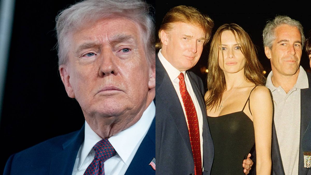 Donal Trump w aktach Epsteina