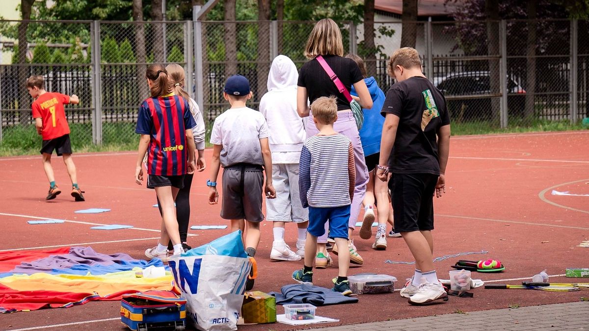 Zajęcia sportowe na świeżym powietrzu